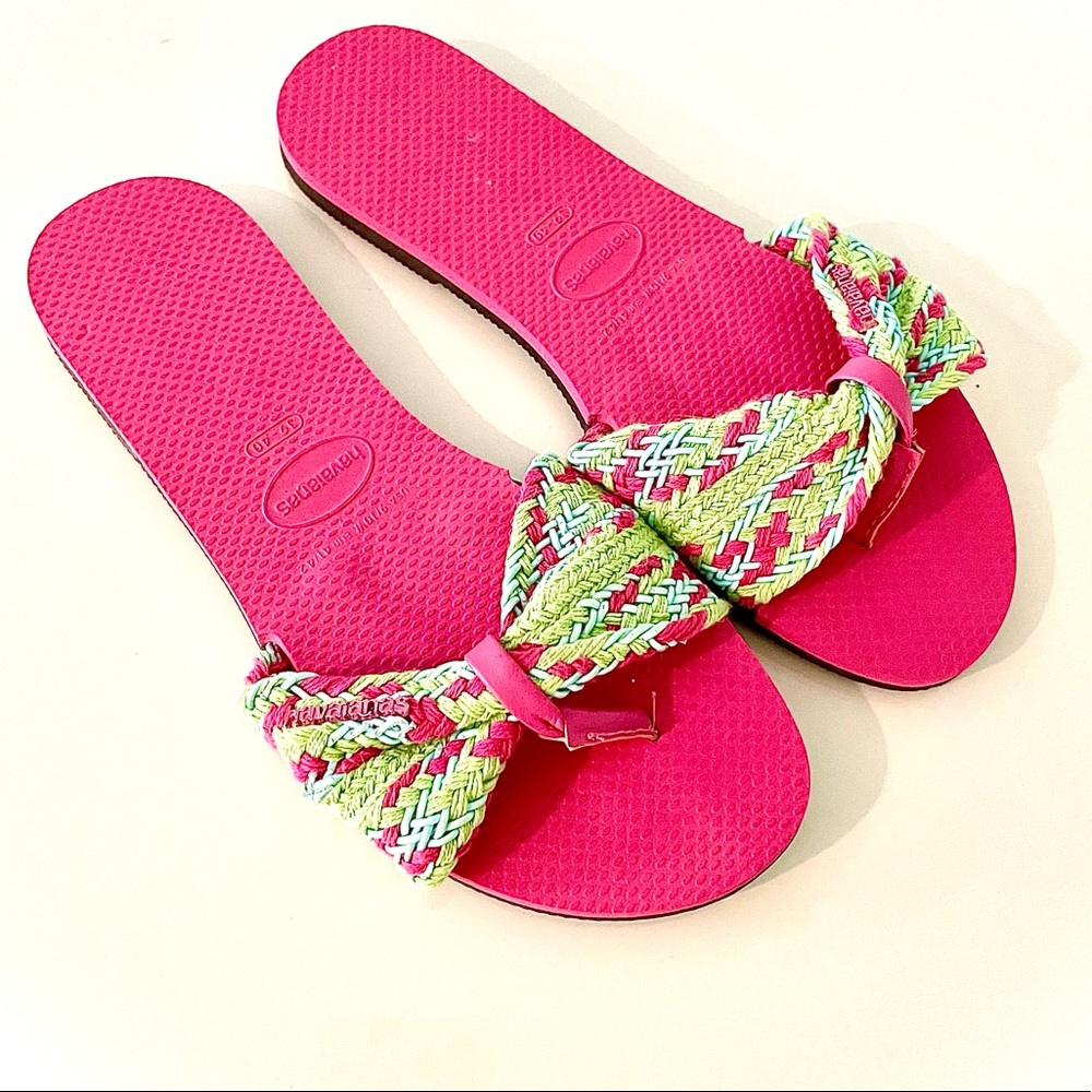 Havaianas St Tropez Mesh in Pink Flux